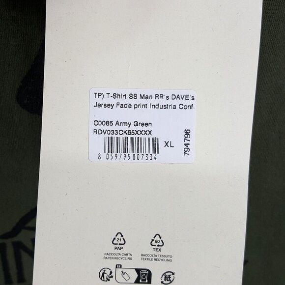 ROY ROGERS x DAVE'S NEW YORK Shirt Mens XL Green Pullover Crew Graphic T-Shirt - Picture 2 of 7